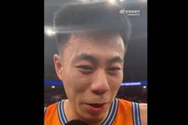 张镇麟：球队首秀大家都比较紧张 赢球就给自己打及格分