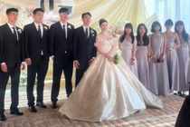 祝福！国脚高准翼昨日完婚，多名泰山、恒大时期队友出席