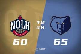 半场战报-灰熊65-60领先鹈鹕 小贾伦20+7 兰代尔17+5 锡安15+8