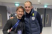 前日本国脚冈崎慎司社媒晒与图赫尔合影：当年在德甲活跃多亏了他