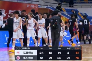 ?CUBAL女篮-华东师大逆转江西师大晋级8强 张馨文21+13